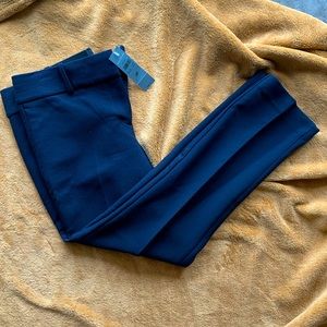 NWT Ann Taylor Navy Devin Fit Ankle Pants